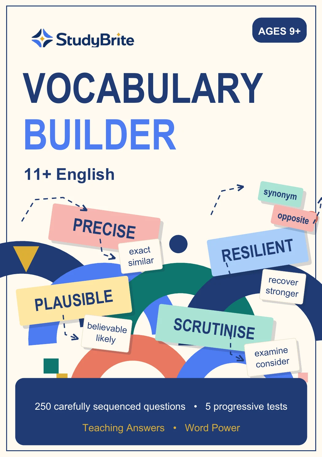 StudyBrite Vocabulary Builder digital workbook cover