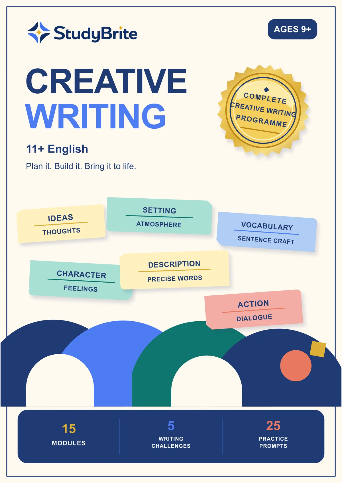 StudyBrite Creative Writing digital programme cover